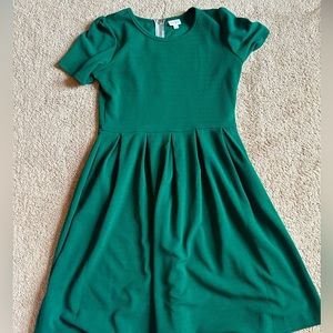 Lularoe Amelia Dress Size XL Green
